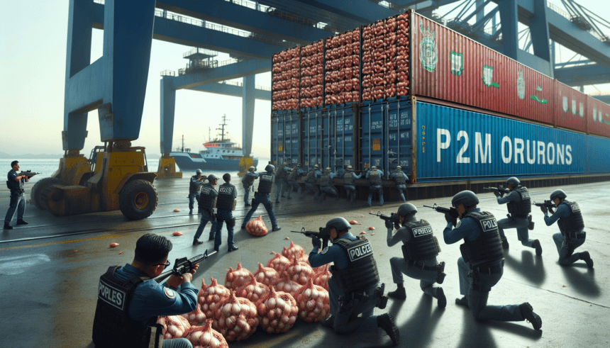 BoC ने P2-M अवैध प्याज जब्त किया