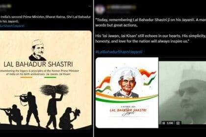 Lal Bahadur Shastri Jayanti 2024 Posts and Videos: Netizens Celebrate the Birth Anniversary of India’s 2nd Prime Minister With Messages, Greetings, Quotes and Images