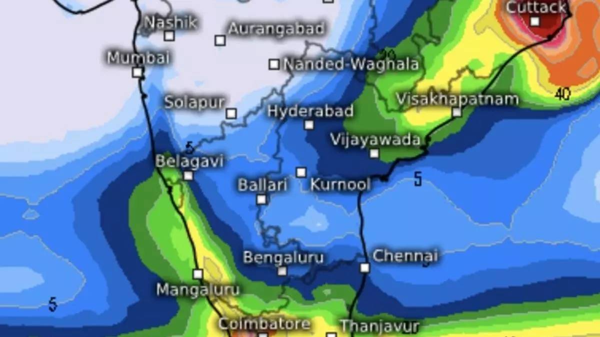 चक्रवात दाना: भारी बारिश, तेज हवाओं के साथ आसपास के जिलों में उत्तर ओडिशा तट को पार कर गया