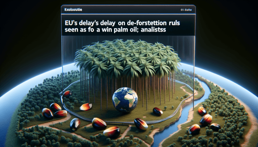 वनों की कटाई विरोधी नियम में देरी का यूरोपीय संघ का प्रस्ताव पाम तेल के लिए सकारात्मक: विश्लेषक
