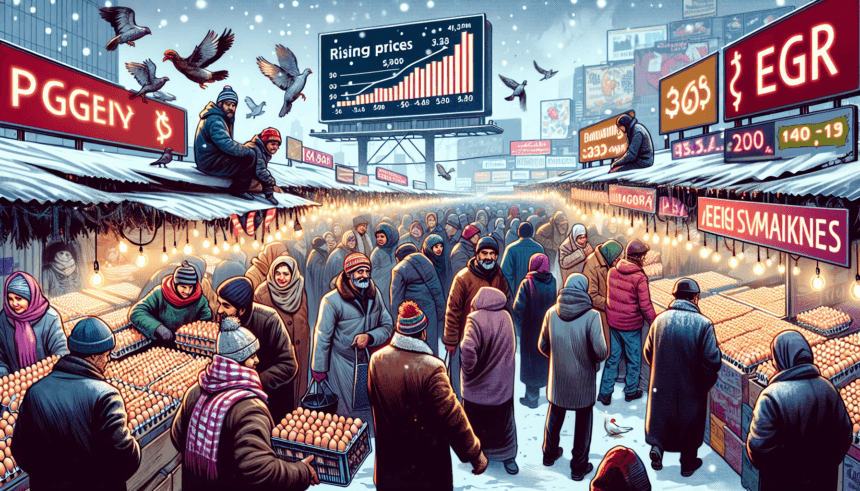 छुट्टियों का मौसम आते ही अंडे की कीमतें बढ़ने लगती हैं