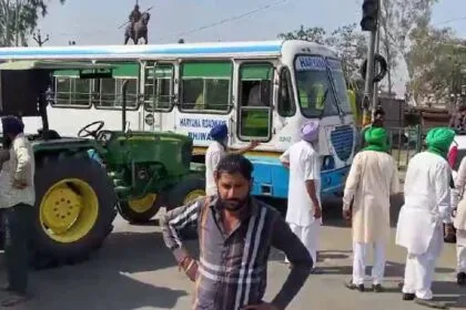 किसानों ने हाईवे किया जाम