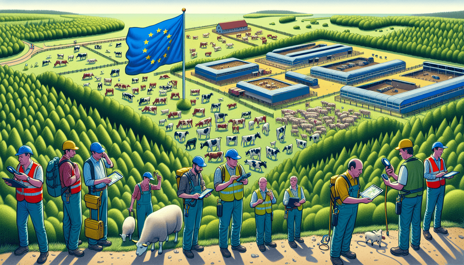 किसानों को यूरोपीय संघ के वनों की कटाई के कानून के लिए मवेशियों के स्थानों का नक्शा बनाना पड़ सकता है