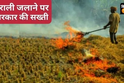 पराली जलाने वाले किसानों पर हरियाणा सरकार ने सख्ती बढ़ाई है.