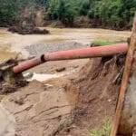 बाढ़ ने पूरे लाओस में सिंचाई प्रणालियों को गंभीर रूप से नुकसान पहुँचाया