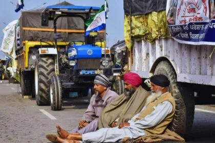 पंजाब में किसानों का आंदोलन. (सांकेतिक तस्वीर)