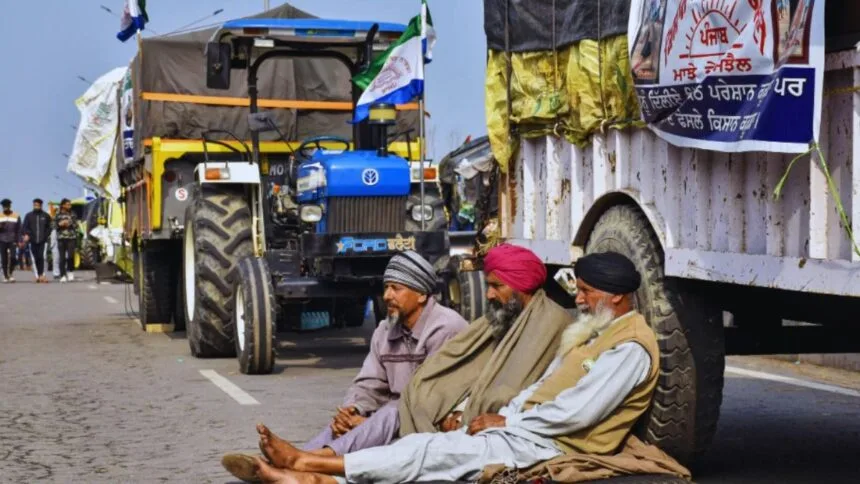 पंजाब में किसानों का आंदोलन. (सांकेतिक तस्वीर)