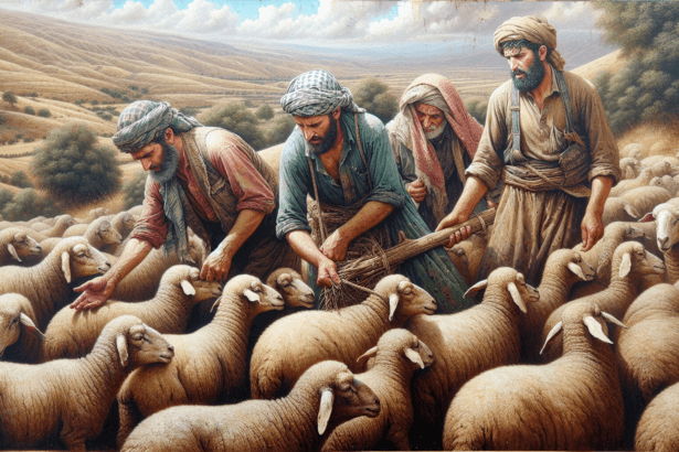 जीवित भेड़ पालकों के लिए श्रम अधिक पीड़ा लाता है