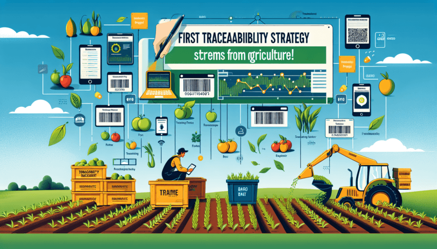 पहली ट्रैसेबिलिटी रणनीति कृषि से प्राप्त होती है