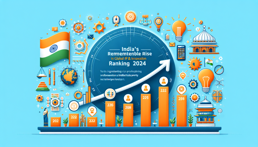 वैश्विक बौद्धिक संपदा और नवाचार रैंकिंग में भारत की उल्लेखनीय वृद्धि: 2024 का अवलोकन