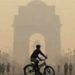 आज सुबह 8 बजे शहर का वायु गुणवत्ता सूचकांक (AQI) 219 दर्ज किया गया.