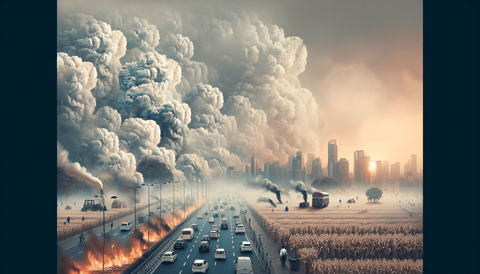 दिल्ली प्रदूषण के कारणों में पराली जलाना, वाहन उत्सर्जन शामिल है: अधिकारियों ने संसदीय पैनल से कहा