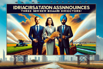 इरिगेशन एसोसिएशन ने 3 नए बोर्ड निदेशकों की घोषणा की