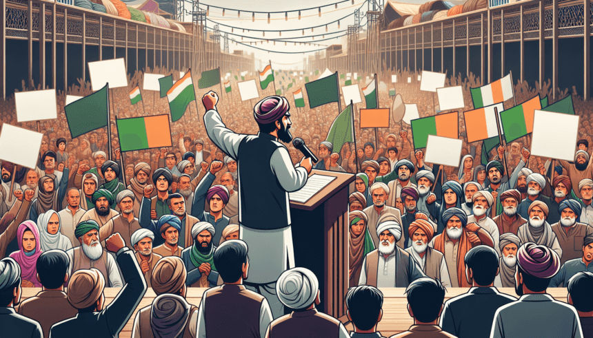 प्रदर्शनकारी किसानों को गौरव वल्लभ