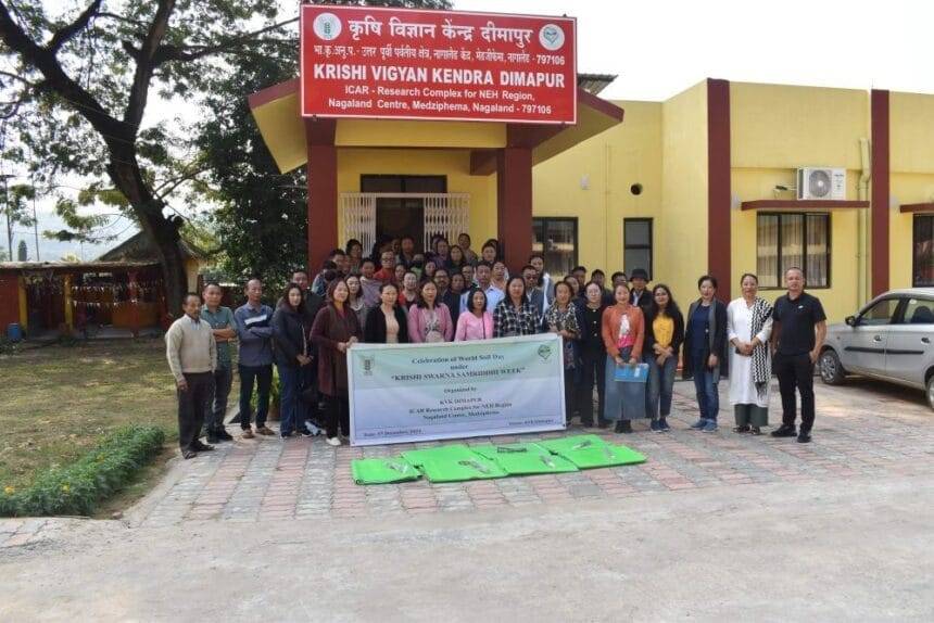 Participants along with the officials from ICAR Nagaland Centre, District Soil Conservation Office Dimapur, District Agriculture OfficeChumukedima, ATMA and KVK Dimapur